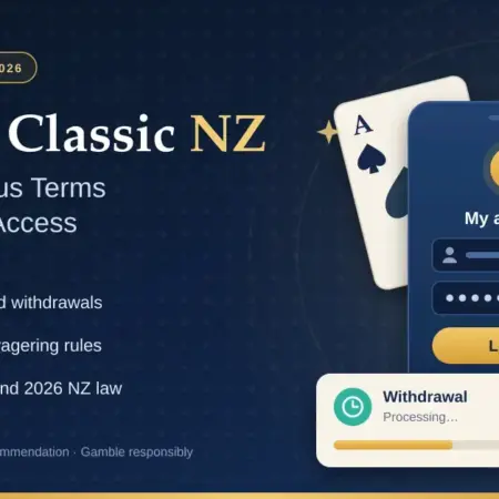 Casino Classic NZ: Payouts, Bonus Terms and Account Access